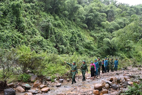 Tăng cường tuần tra, kiểm soát đảm bảo an ninh biên giới dịp Đại hội Đảng bộ tỉnh Thanh Hóa lần thứ XX