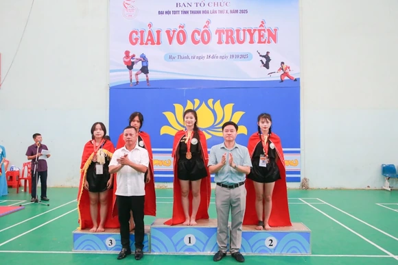 Bế mạc Giải Võ cổ truyền trong chương trình Đại hội Thể dục thể thao tỉnh Thanh Hóa lần thứ X, năm 2025