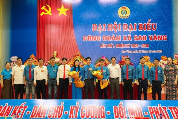 Đổi mới, sáng tạo, xây dựng tổ chức công đoàn xã Sao Vàng vững mạnh