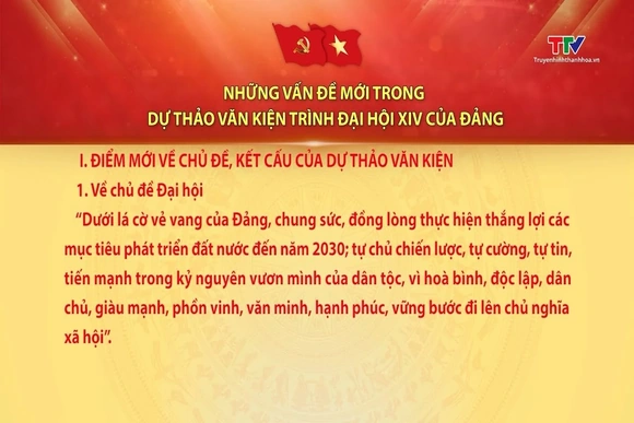 [Video]  Những vấn đề mới trong Dự thảo Văn kiện trình Đại hội XIV của Đảng