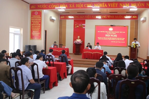 Cử tri xã Xuân Chinh kiến nghị tu sửa hệ thống giao thông, thủy lợi hư hỏng do mưa bão