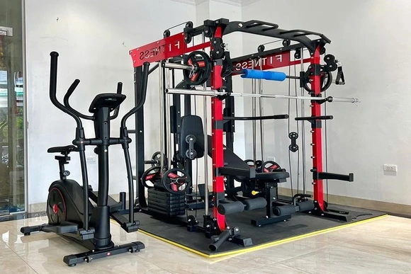 Tập gym tại nhà hiệu quả và tiết kiệm với giàn tạ đa năng từ Thể thao Thiên Trường
