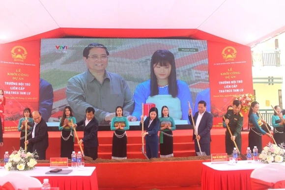 Khởi công Dự án Trường nội trú liên cấp Tiểu học và THCS Tam Lư