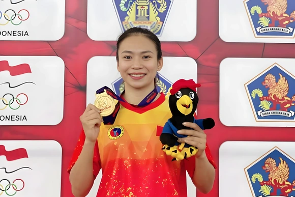 Võ sĩ Vovinam Thanh Hóa bảo vệ thành công tấm HCV Vô địch thế giới