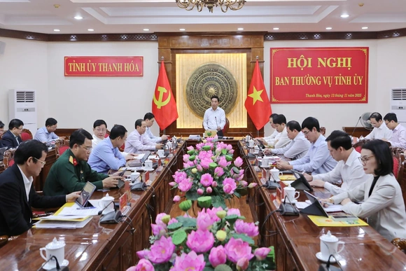 Ban Thường vụ Tỉnh ủy thống nhất nhiều nội dung quan trọng do Ban Thường vụ Đảng ủy UBND tỉnh trình