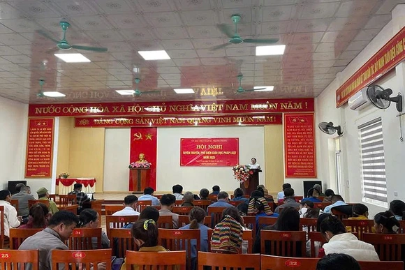 Thanh Phong đẩy mạnh tuyên truyền, phổ biến, giáo dục pháp luật