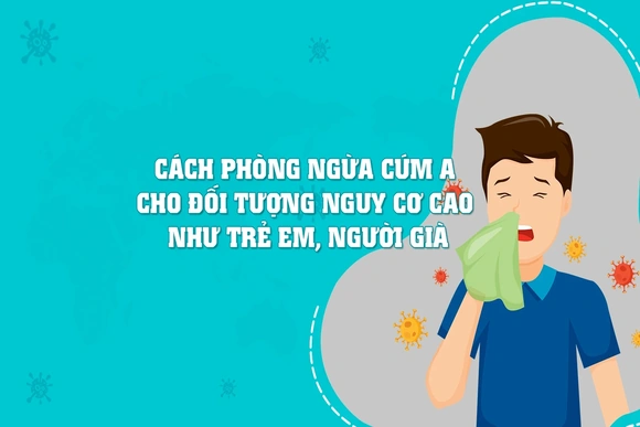 [Infographics] Cách phòng ngừa cúm A cho đối tượng nguy cơ cao