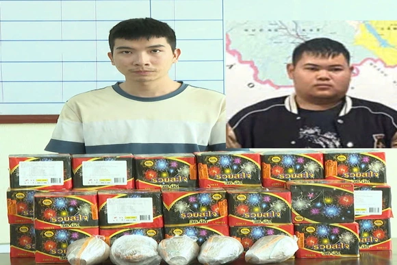 Bắt giữ 2 đối tượng mua bán pháo trái phép