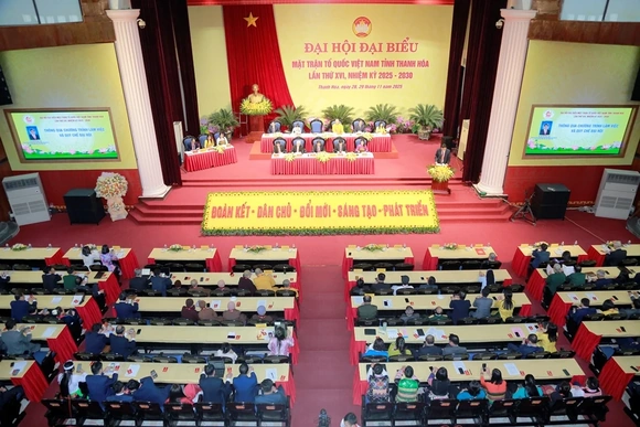 Phiên thứ nhất Đại hội đại biểu MTTQ Việt Nam tỉnh Thanh Hóa lần thứ XVI, nhiệm kỳ 2025-2030