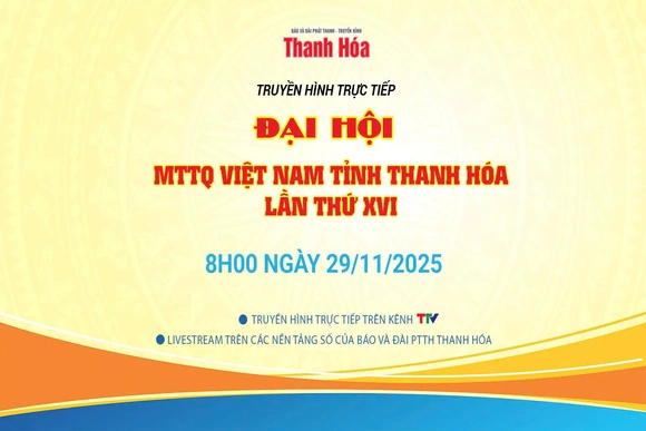 [Trực tiếp] Đại hội đại biểu Ủy ban MTTQ Việt Nam tỉnh Thanh Hóa lần thứ XVI, nhiệm kỳ 2025-2030