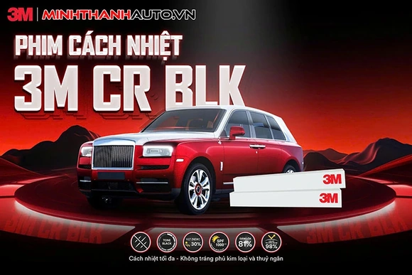Bảng giá Phim cách nhiệt 3M Crystalline BLK - Cách phân biệt 3M thật và giả