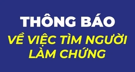 Tìm người làm chứng, người biết việc liên quan vụ tai nạn trên Quốc lộ 10