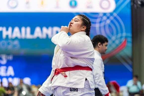SEA Games 33: Thanh Trúc, Đức Cường cùng đồng đội giành HCB Jujitsu - huy chương thứ hai của thể thao Thanh Hóa