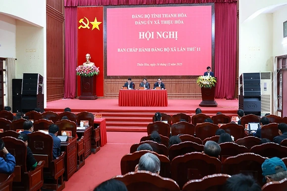 Xã Thiệu Hóa triển khai nhiệm vụ năm 2026