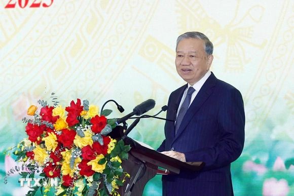 Toàn văn bài phát biểu của Tổng Bí thư Tô Lâm tại Hội nghị toàn quốc tổng kết công tác Tuyên giáo và Dân vận