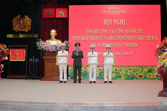 Bảo đảm an ninh trật tự, an toàn xã hội, xây dựng lực lượng Công an Thanh Hóa chính quy, tinh nhuệ, hiện đại