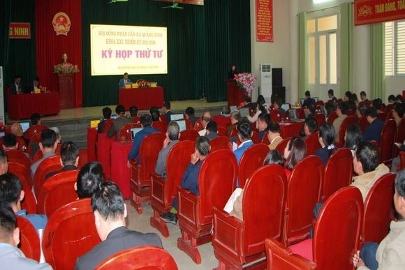 HĐND xã Quảng Ninh tổ chức Kỳ họp thứ 4, nhiệm kỳ 2021 - 2026