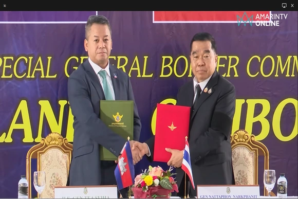 Thỏa thuận ngừng bắn giữa Thái Lan - Campuchia chính thức hiệu lực từ 12h ngày 27/12