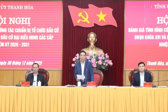 Tập trung thực hiện tốt các nhiệm vụ, yêu cầu đặt ra của cuộc bầu cử ĐBQH khóa XVI và đại biểu HĐND các cấp, nhiệm kỳ 2026-2031