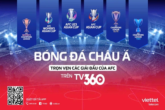 TV360 – Sở hữu trọn vẹn bản quyền AFC tại Việt Nam