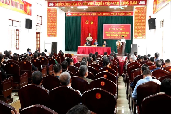 Năm 2025, Đảng bộ xã Tây Đô hoàn thành và hoàn thành vượt mức 25/25 chỉ tiêu đề ra