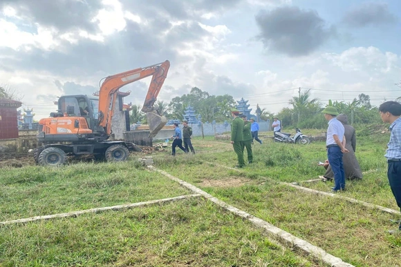 Hoằng Sơn quyết liệt lập lại kỷ cương&nbsp;quản lý đất đai, trật tự xây dựng