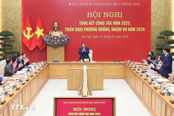 Hội nghị tổng kết năm 2025 và triển khai nhiệm vụ năm 2026 của Đảng bộ Chính phủ