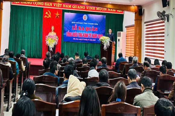 Thanh Hóa ra quân tổng điều tra kinh tế năm 2026