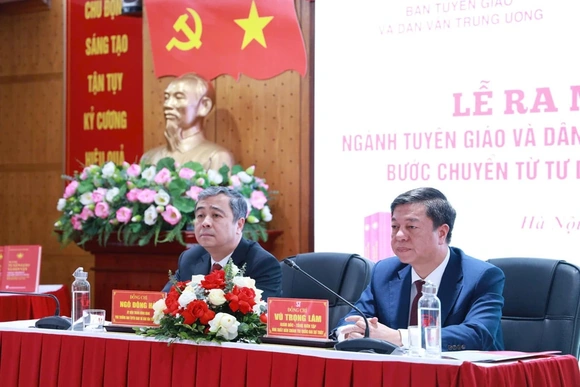 Sách về ngành Tuyên giáo và Dân vận: Từ tư duy lý luận đến hành động thực tiễn