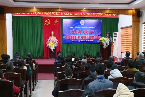 Thanh Hóa đảm bảo tiến độ, chất lượng tổng điều tra kinh tế năm 2026