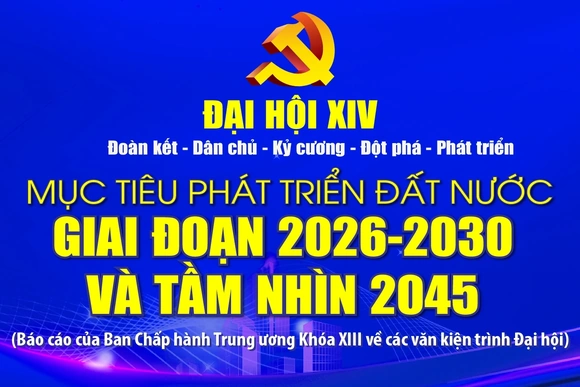 [Infographics] - Mục tiêu phát triển đất nước giai đoạn 2026-2030 và tầm nhìn 2045