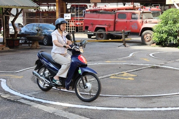 Bộ Công an bỏ một bài thi hình trong sát hạch bằng lái xe máy