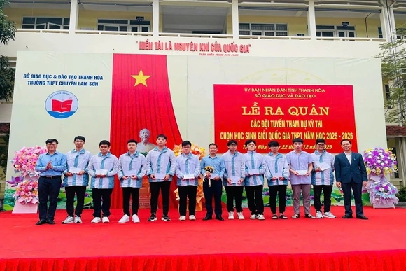 Thanh Hoá: 86/90 học sinh đoạt giải tại Kỳ thi Học sinh giỏi Quốc gia năm học 2025 - 2026