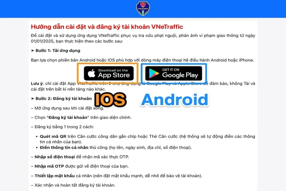 VNeTraffic là gì? Tại sao mỗi người dân nên có ứng dụng này trên điện thoại?