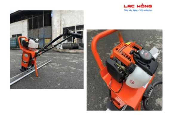 Máy đầm thước bê tông Lạc Hồng: Giải pháp thi công chuyên nghiệp năm 2026