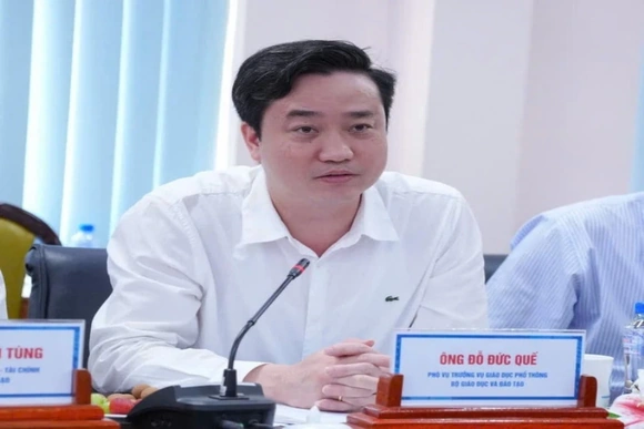 Ông Đỗ Đức Quế được bổ nhiệm giữ chức Giám đốc Sở Giáo dục và Đào tạo Thanh Hóa