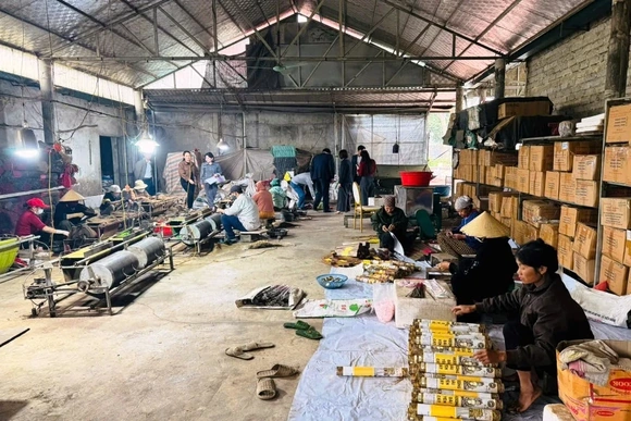 Hương bài Yên Cát nhộn nhịp mùa Tết