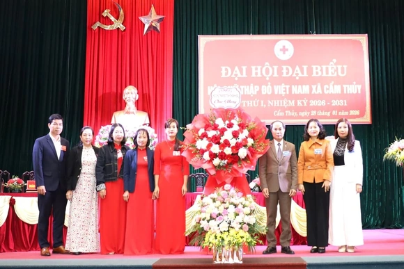 Xây dựng Hội Chữ thập đỏ xã Cẩm Thủy phát triển vững mạnh trong nhiệm kỳ mới