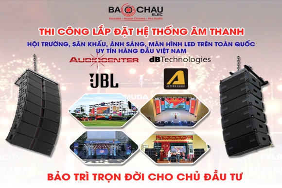 Bảo Châu Elec phân phối loa hội trường, loa sân khấu chính hãng chất lượng