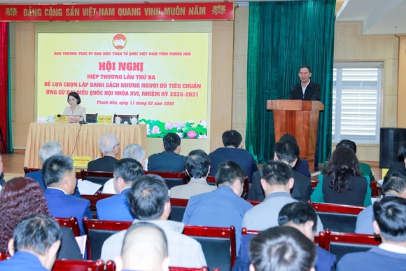 Thanh Hóa chốt danh sách người ứng cử đại biểu Quốc hội và HĐND tỉnh nhiệm kỳ 2026-2031