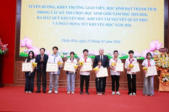 Xã Thiệu Hóa đẩy mạnh khuyến học, khuyến tài, xây dựng xã hội học tập bền vững