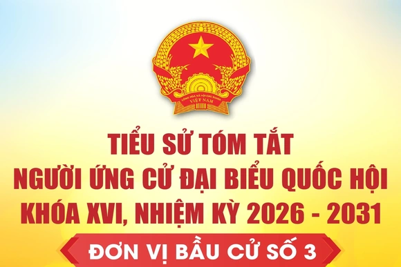 [Infographics] Tiểu sử tóm tắt người ứng cử Đại biểu Quốc hội khóa XVI - Đơn vị bầu cử số 3 tại Thanh Hóa