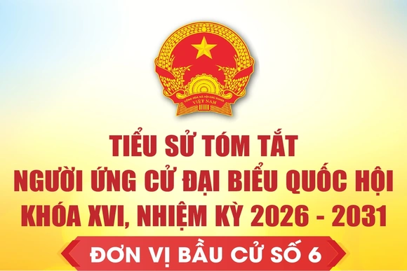 [Infographics] Tiểu sử tóm tắt người ứng cử Đại biểu Quốc hội khóa XVI - Đơn vị bầu cử số 6 tại Thanh Hóa