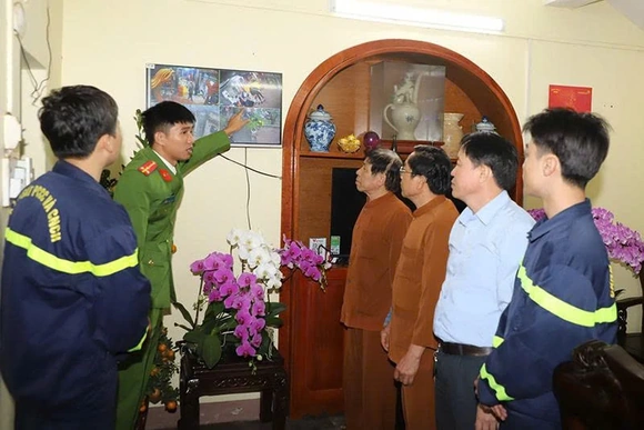 Phòng, chống cháy nổ tại các di tích trong mùa lễ hội