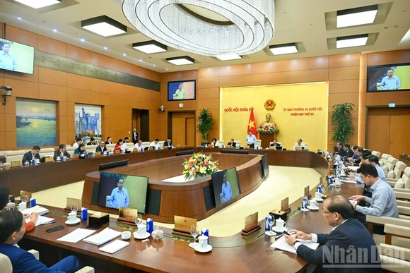 Khai mạc Phiên họp thứ 55 của Ủy ban Thường vụ Quốc hội