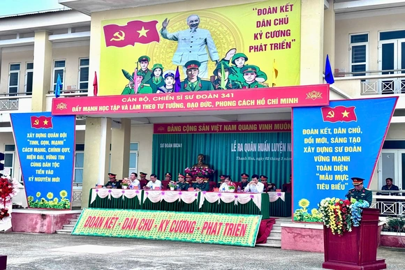 Sư đoàn 341 ra quân huấn luyện năm 2026