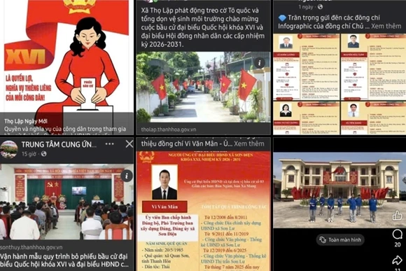 Lan tỏa không khí ngày hội&nbsp;trên không gian mạng