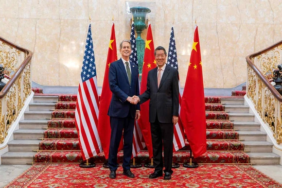 Quan chức kinh tế Mỹ - Trung họp tại Paris, chuẩn bị cho hội nghị thượng đỉnh song phương