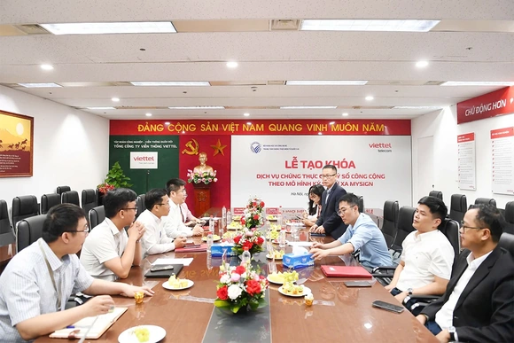 Viettel Telecom tổ chức Lễ tạo khóa chứng thư số MySign, củng cố nền tảng tin cậy cho giao dịch số