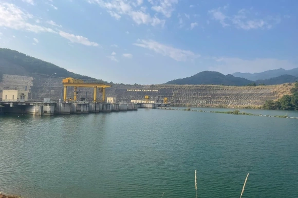Nhà máy Thủy điện Trung Sơn tăng tốc từ những tháng đầu năm